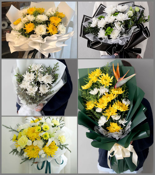 福建三明永安市燕南街道埔岭村白事花束代送